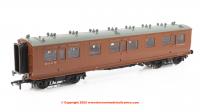 39-871 Bachmann LNWR 50ft Arc Roof Third Corridor M&GN Brown